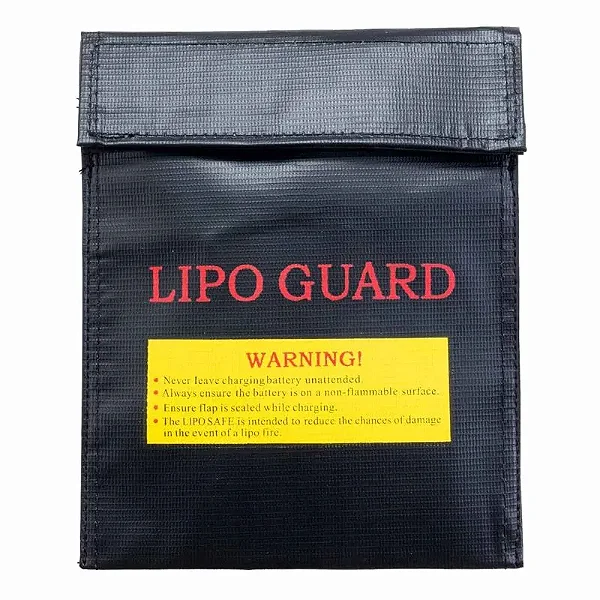 Capa Protetora FJA-300 p/ Bateira Lipo 22,5x18 cm-Preto - Feasso