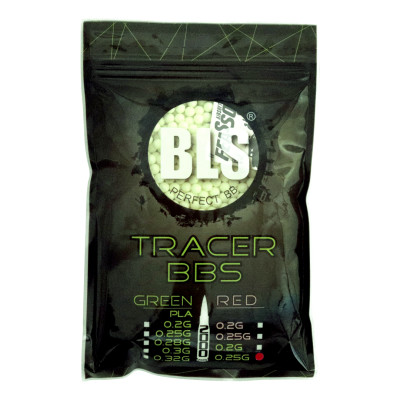 BBs Tracer 0,25g – Pacote com 2000 bolinhas - Feasso