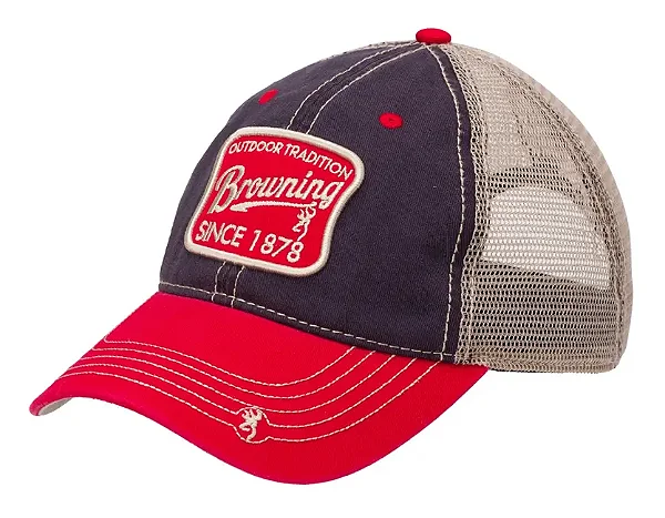 Boné Trenton Preto/Vermelho - Browning