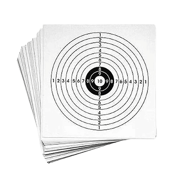 Alvo de Papel 14x14 pct c/ 10un - Aurok