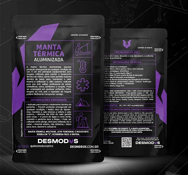 Manta térmica Aluminizada - Desmodus