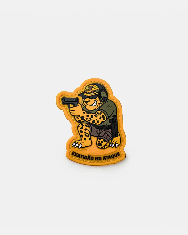 Patch Coleção Instinto Alpha Onça-Pintada Amarelo - Invictus