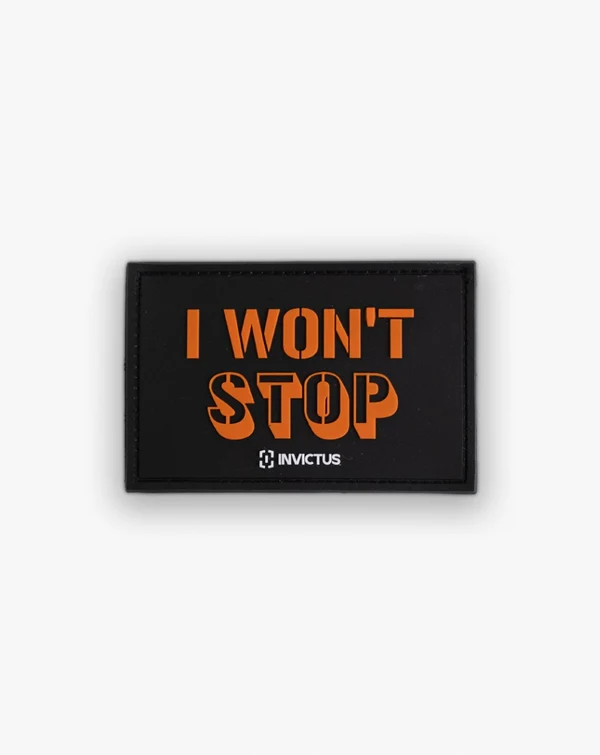 Patch Training I Wont Stop Chumbo - Invictus