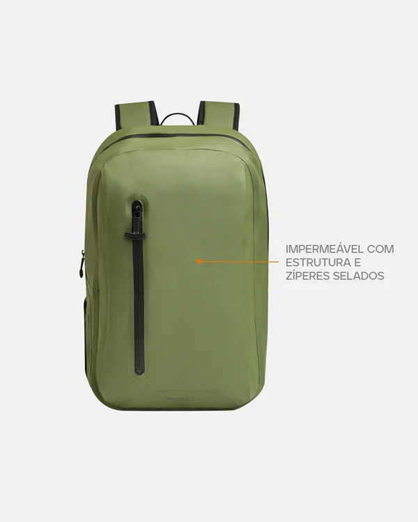 Mochila Impermeável Torrent 24L. Invictus - Verde