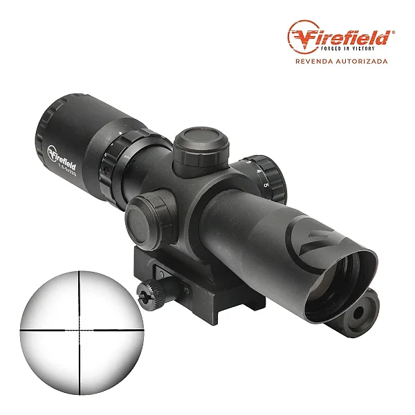 Luneta Barrage 1.5-5x32 com Laser Verde - Firefield