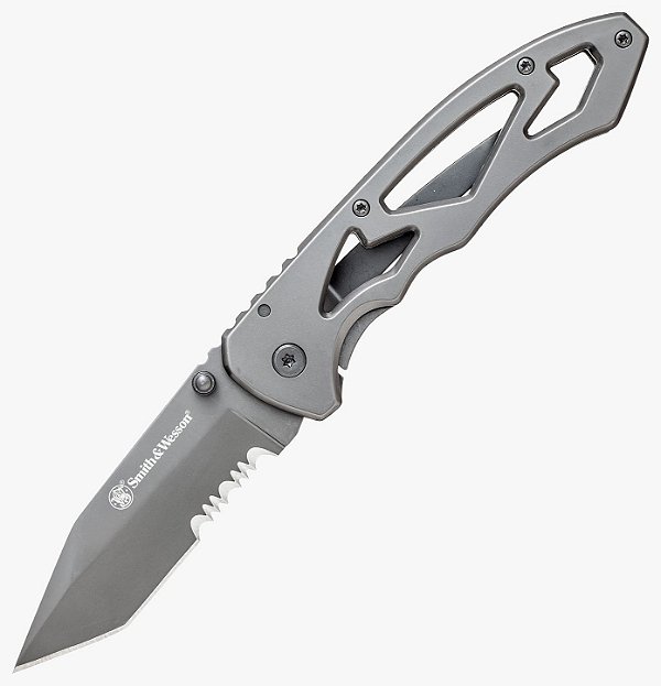 Canivete Tanto Folding Knife - Preto - Smith Wesson