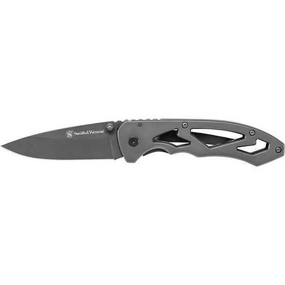 Canivete Drop Point Folding Knife - Preto - Smith Wesson