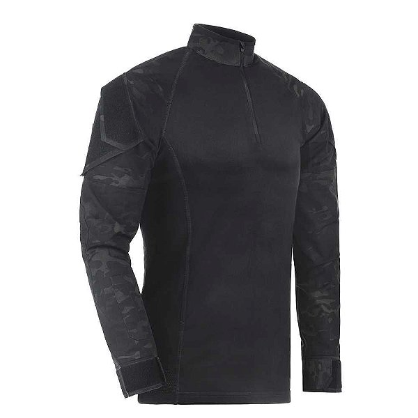 COMBAT SHIRT OPERATOR  INVICTUS - MULTICAM BLACK