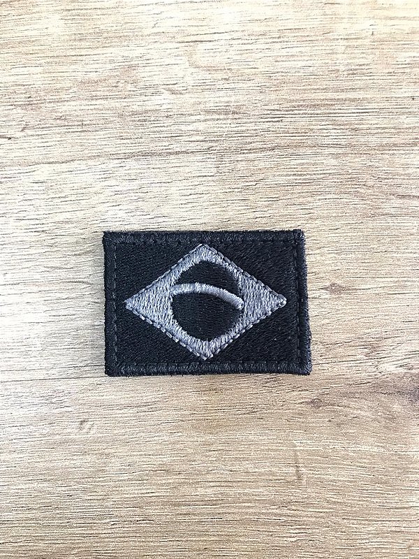 PATCH BORDADO BANDEIRA DO BRASIL - KALUAPA