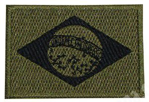 PATCH BORDADO BANDEIRA DO BRASIL - KALUAPA