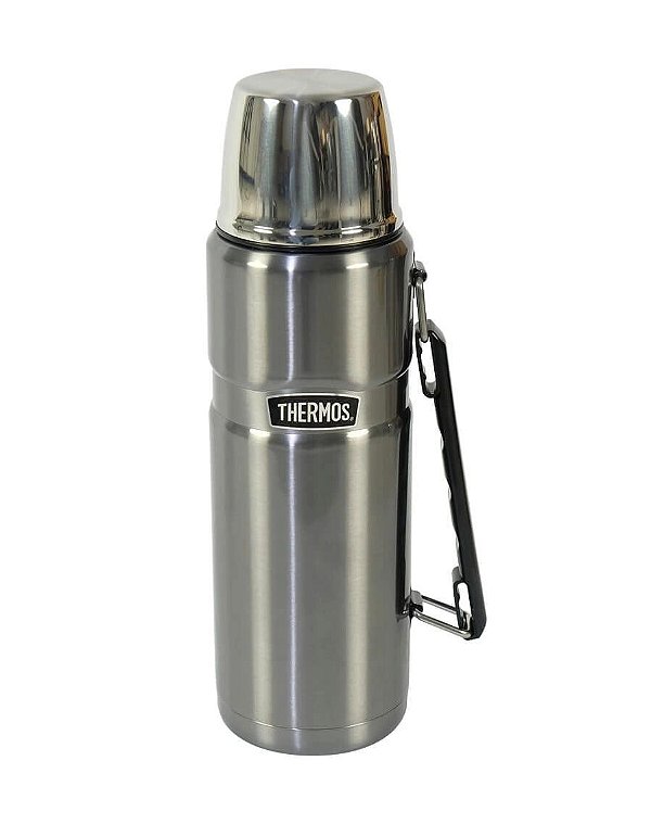 GARRAFA TÉRMICA PAMPAS COM ALÇA 1,2L GRAFITTE - THERMOS
