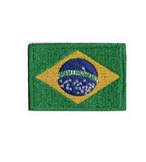 PATCH BORDADO MILITAR BANDEIRA DO BRASIL - PONTO MILITAR