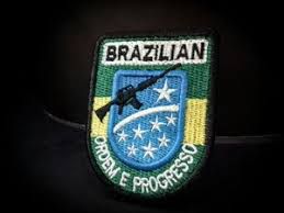 PATCH BORDADO MILITAR BRAZILIAN - PONTO MILITAR