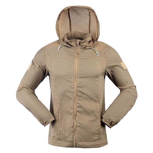 JAQUETA SKIM COAT NYLON - TAN