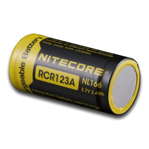 Bateria recarregável rcr 123 a 3.7v 650mAh - Nitecore
