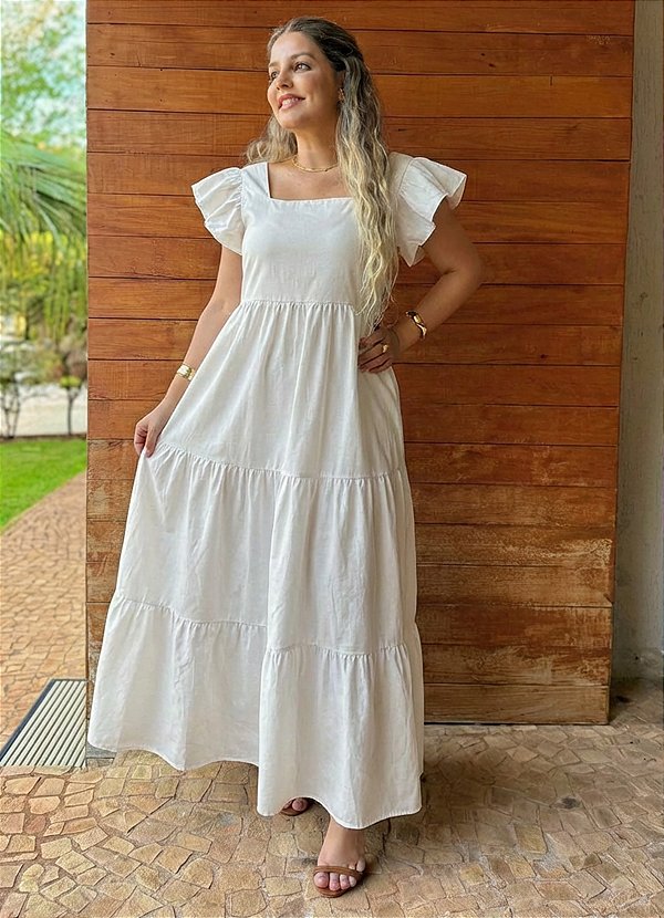 Vestido Ane com Babados