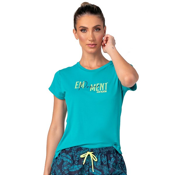 Blusa T-Shirt Laufen Empowerment Verde ZERO AÇUCAR