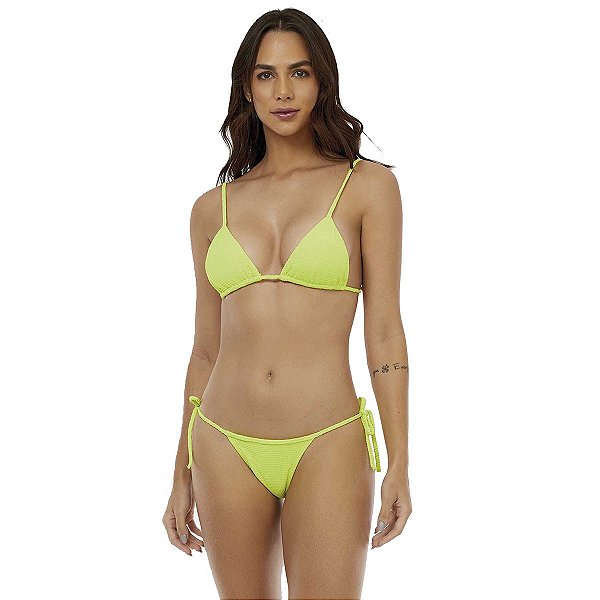 Biquíni Hive Shine Trancinhas Lime NEW BEACH