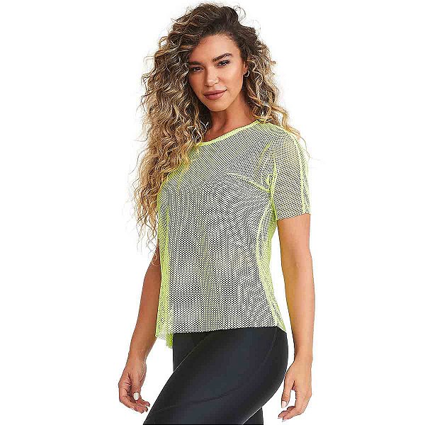 Blusa Telinha Spot Verde Neon CAJUBRASIL