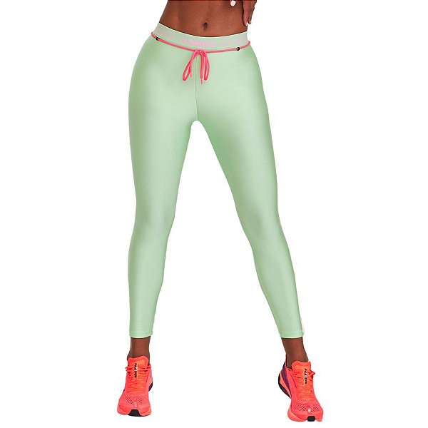 Calça Legging Atlanta com Passante Verde Menta CAJUBRASIL