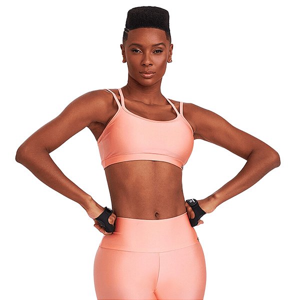 Top Fitness Atlanta Clássico Rosa Coralina CAJUBRASIL