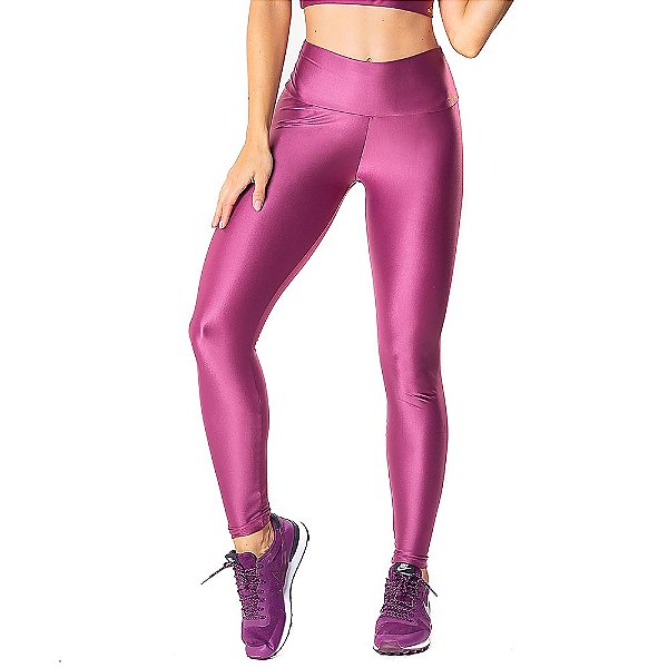 Calça Legging Atletika Básica Roxa CAJUBRASIL