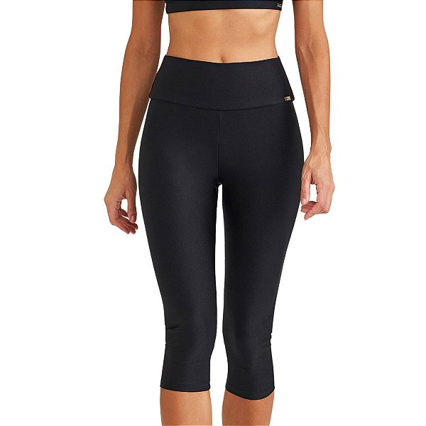 Calça Corsário Atlanta Básica Preta CAJUBRASIL