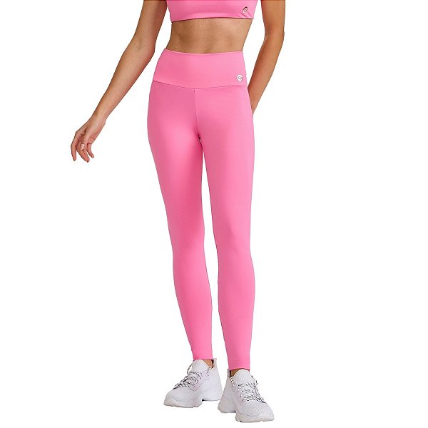 Calça Legging Hyper Básica Rosa Pop CAJUBRASIL