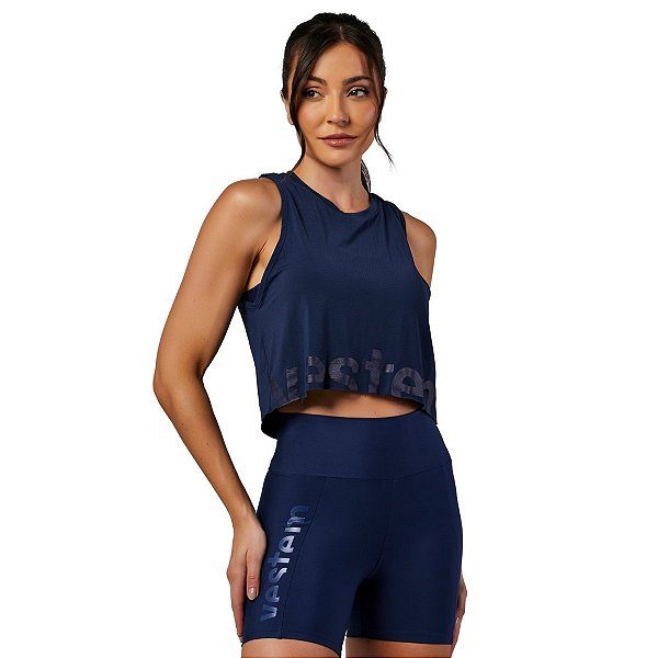 Regata Dry Fit Calm Marinho Escuridão VESTEM