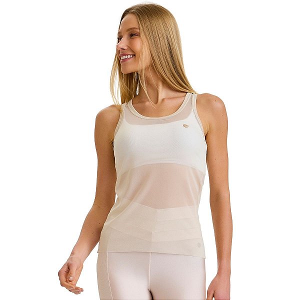 Regata Tule Off White CAJUBRASIL