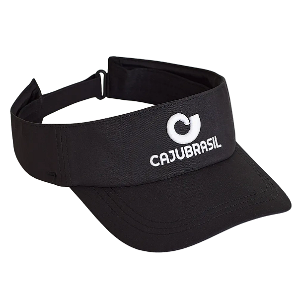 Viseira Com Regulagem Preta CAJUBRASIL