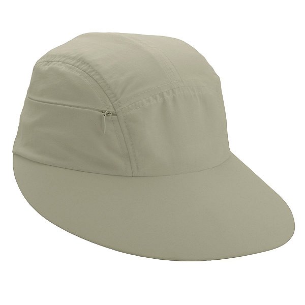 Viseira de Tecido com Zíper U.V. Areia MANLY