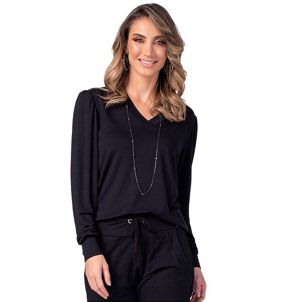Blusão New Softness Preto ZERO AÇUCAR