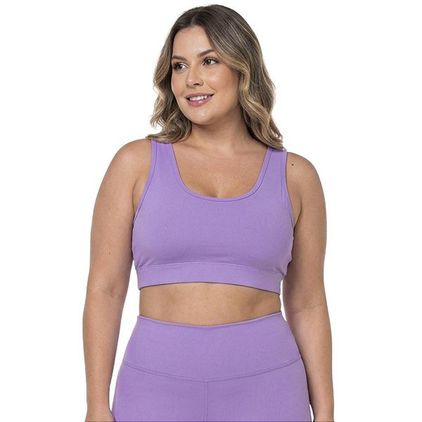 Top Plus Size Regata Timeless Roxo Harmonia ZERO AÇUCAR