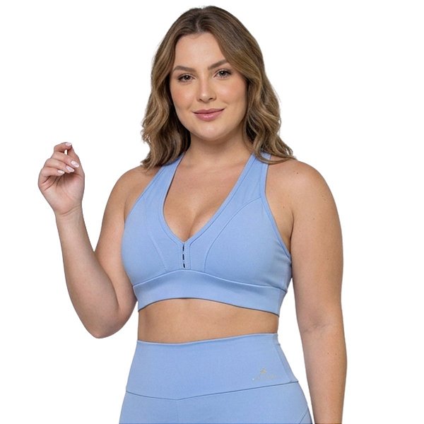 Top Plus Size Maxxi Timeless Azul Relax ZERO AÇUCAR