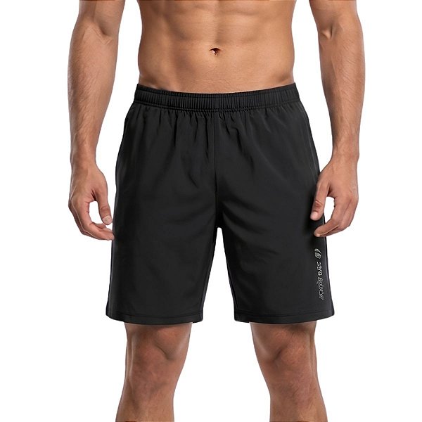 Bermuda Masculina Elastic Basic Preta ZERO AÇUCAR