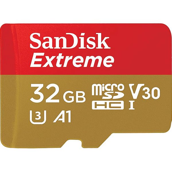 Cartão de Memória Extreme 32GB MicroSD UHS-I - Sandisk