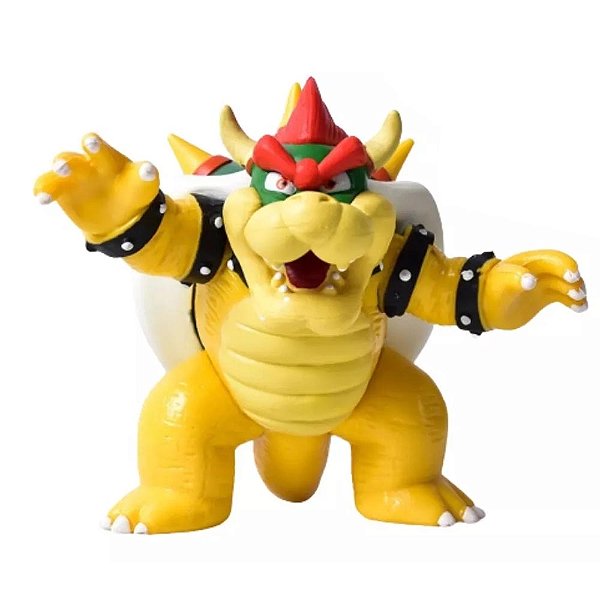 Boneco Colecionável Bowser Super Mario Bros 23cm Super Size Action Figure Collection