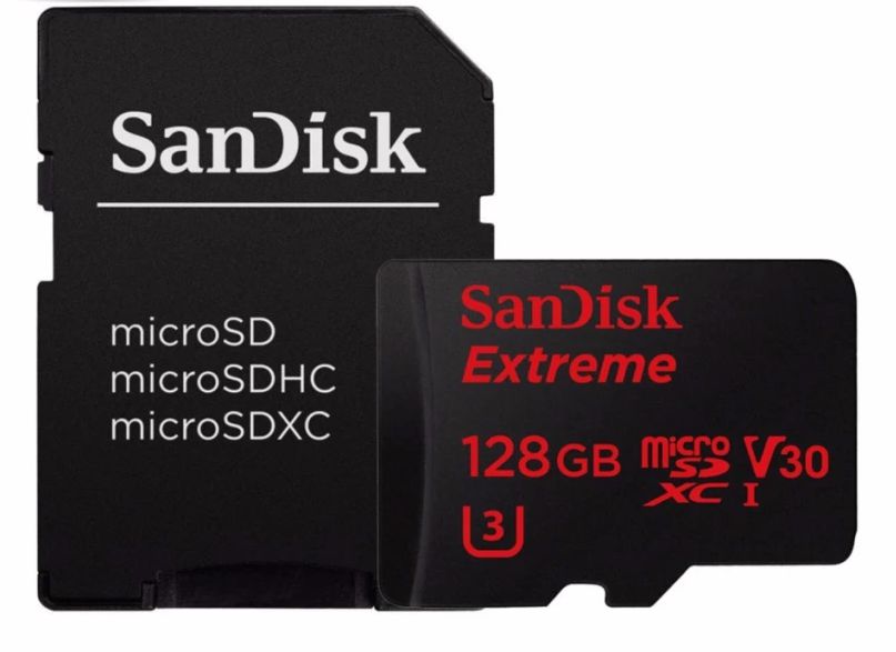 Cartão de Memória MicroSDXC 128GB Extreme UHS-I - SanDisk