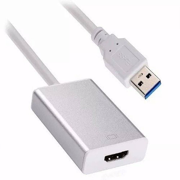 Cabo Adaptador e Conversor USB 3.0 para HDMI