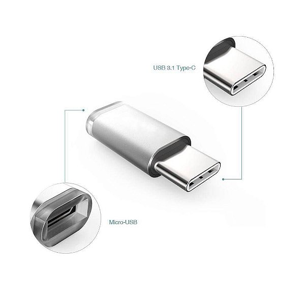 Mini Adaptador USB Type-C