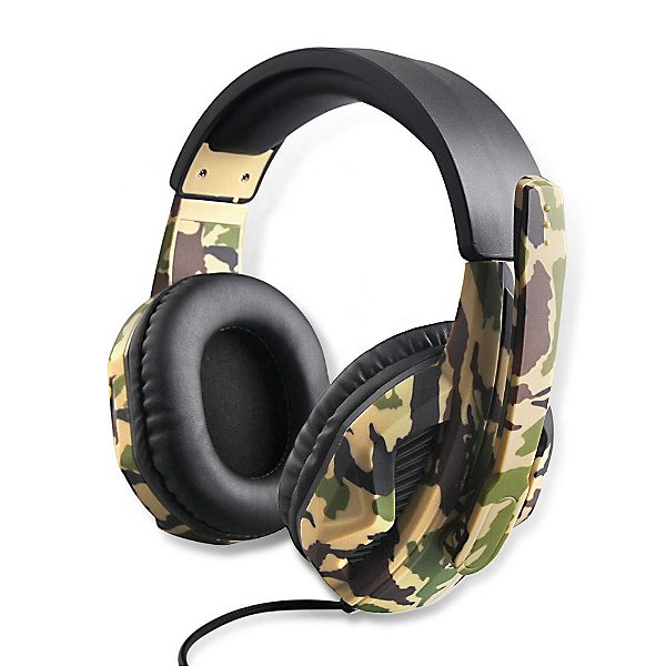 Headset Gamer Camuflado P2 5 em 1 IV-X1012 - Oivo