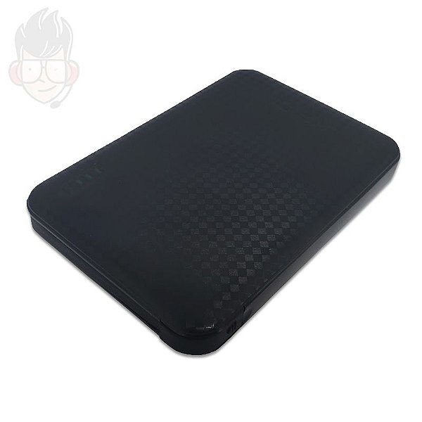 Mini Carregador Portátil 5.000 Mah Preto KD-220 - Kaidi