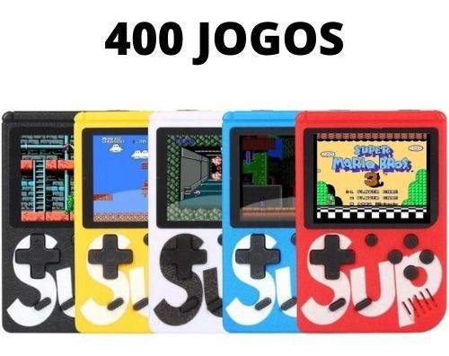 Mini Game Retrô Portatil 400 Jogos Clássicos Anos 80