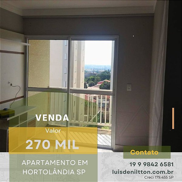 APARTAMENTO À VENDA, HORTOLÂNDIA - SP
