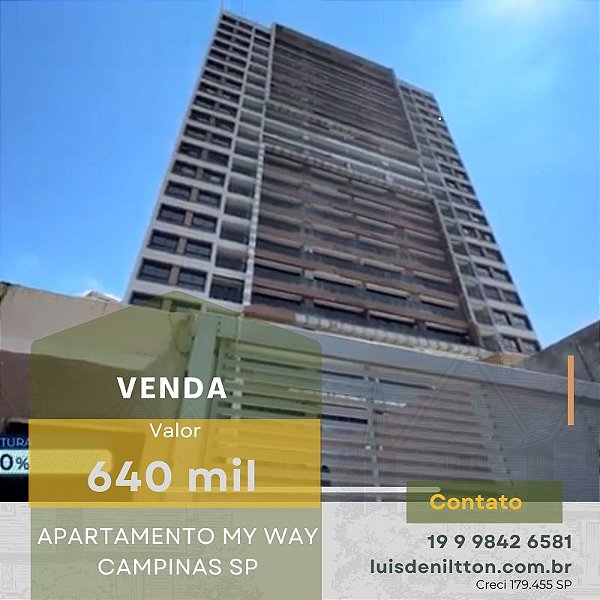 APARTAMENTO À VENDA – MY WAY GUANABARA | CAMPINAS/SP