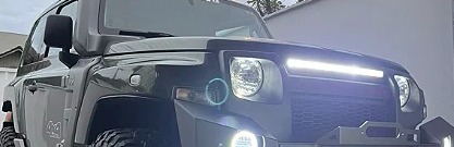 BARRA LED SLIM RADIADOR TROLLER NOVO
