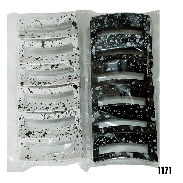 NE1171 - Presilha de cabelo 12 pcs por kit/ 7cm atacado 1171 – Pacote com 12 unidades (Atacado)
