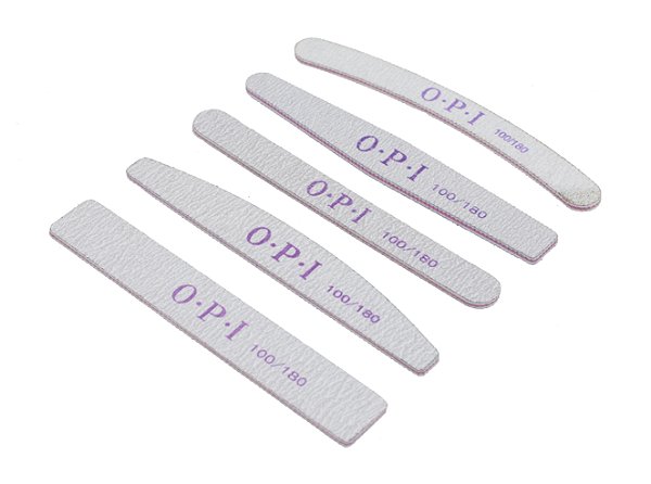 NE10343 - 10343 kit 25 - lixa de unha banana 100/180 o p i – Pacote com 25 unidades (Atacado)