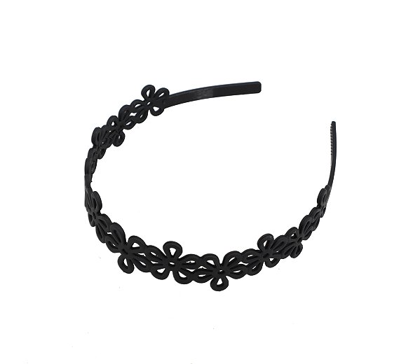 NE1269 - 1269 tiara de cabelo plástica pra cabelo, 3.5 cm – Pacote com 12 unidades (Atacado)